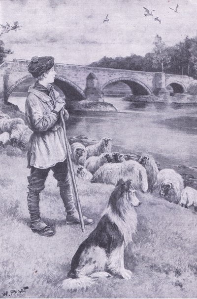 John Rennie Sees the Old Roman Bridge at Musselburgh by Walter Paget